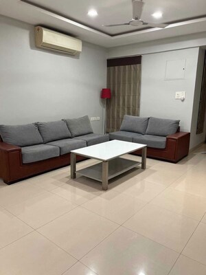 Living Room in 3 BHK Apartment at Prestige Beverly Hills, Kokapet – for Rent