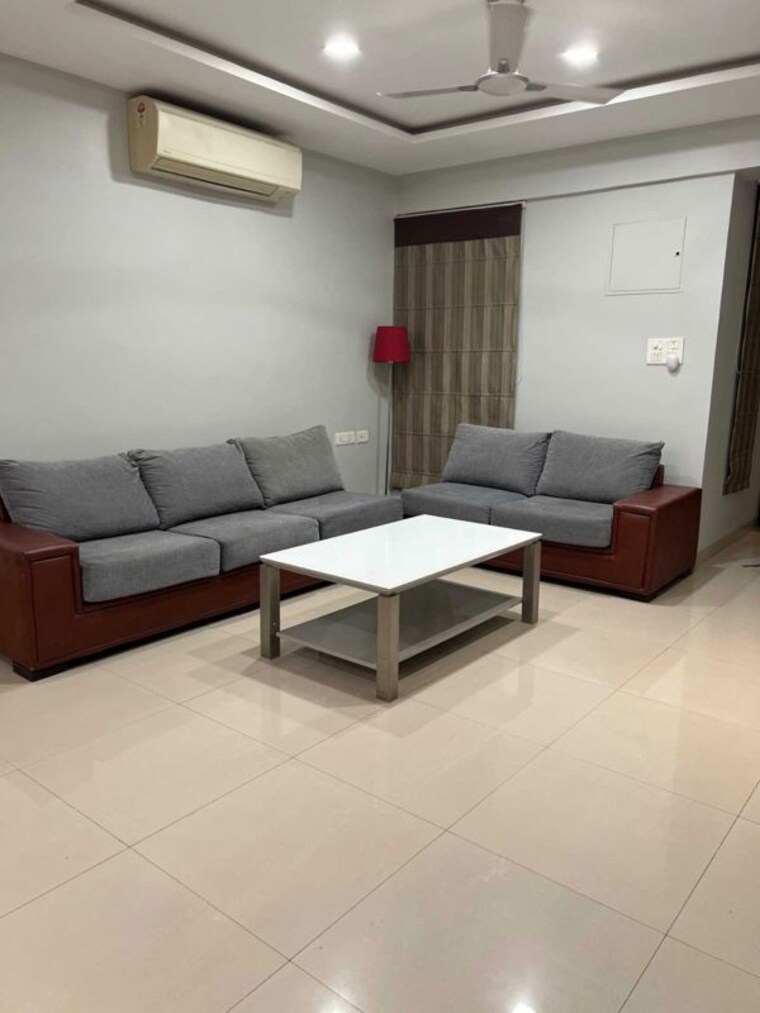 Living Room, prestige-beverly-hills 3 Bedroom 2708 Sq.Ft. Apartment In Kokapet Hyderabad 10443232
