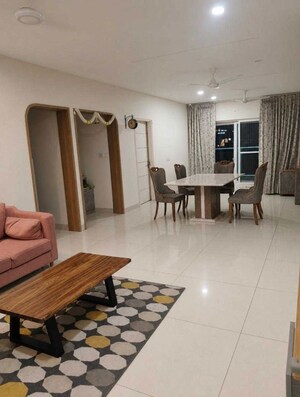 Living Room in 3 BHK Apartment at Prestige Beverly Hills, Kokapet – for Rent