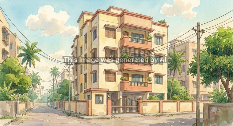 Exterior View, mira road  54.6 Sq.Mt. Apartment In Mira Road Thane 10443265