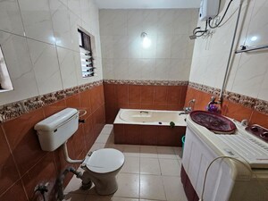 Bathroom in 3 BHK Apartment at Madhuban Society, Vishrantwadi – for Rent