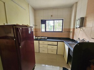 Kitchen in 3 BHK Apartment at Madhuban Society, Vishrantwadi – for Rent