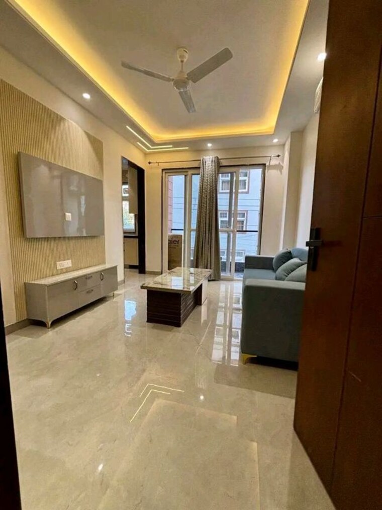 Living Room, chattarpur 3 Bedroom 1300 Sq.Ft. Apartment In Chattarpur Delhi 10443352