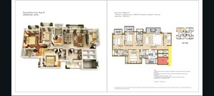 Floor Plan in 3 BHK Apartment at Capital Athena, Sector 1 Greater Noida – for Rent