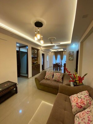 Living Room in 3 BHK Apartment at Lamane Impereial Heights, Salan Gaon – for Sale