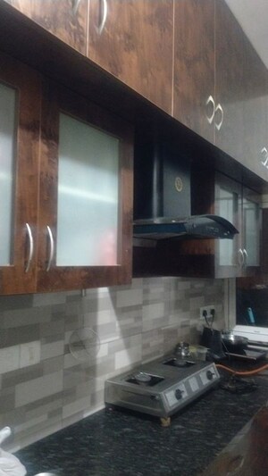 Kitchen in 3 BHK Apartment at Trifecta Esplanade, Belathur – for Rent