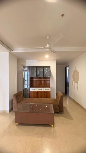 Living Room in 4 BHK Apartment at Emaar Orange Castle, Gomti Nagar – for Rent