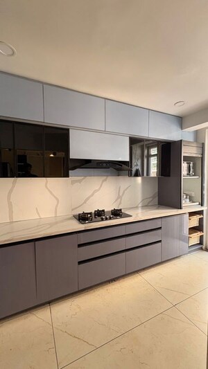 Kitchen in 4 BHK Apartment at Rishita Manhattan, Gomti Nagar – for Rent