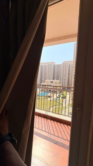 Balcony in 4 BHK Apartment at Rishita Manhattan, Gomti Nagar – for Rent
