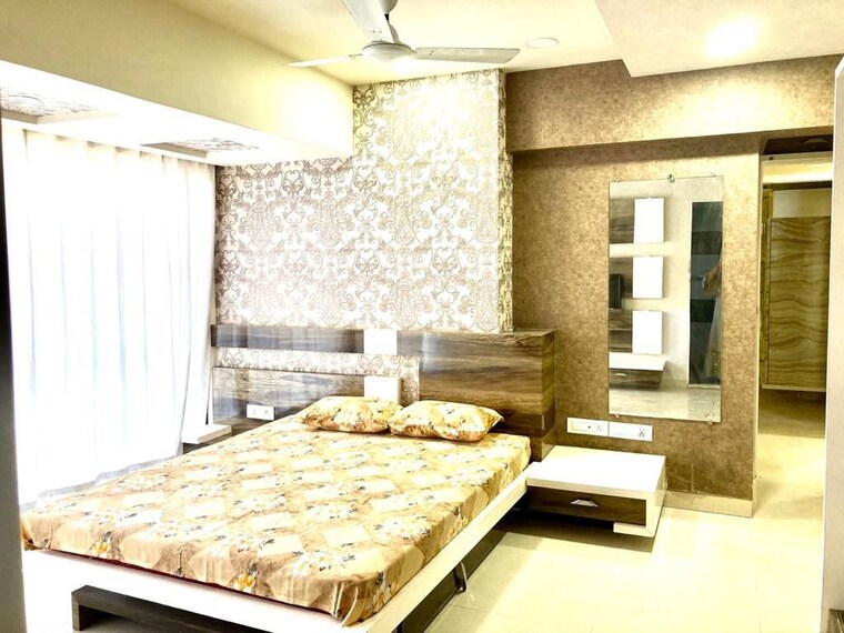 Bedroom, krypton-tower 3 Bedroom 1800 Sq.Ft. Apartment In Prabhadevi Mumbai 10443492