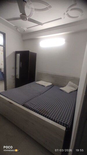 Bedroom in 1 BHK Builder Floor at Vasant Kunj – for Rent