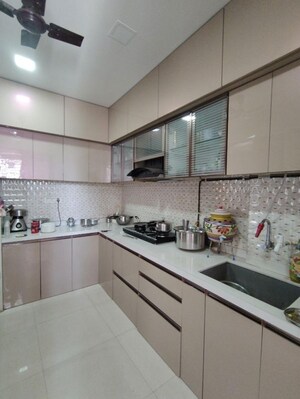 Kitchen in 2 BHK Apartment at Dharti Heights, Kamothe – for Sale