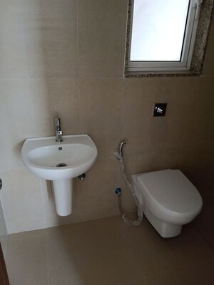 Bathroom in 1 BHK Apartment at Rustomjee Bella Phase 1, Bhandup West – for Rent