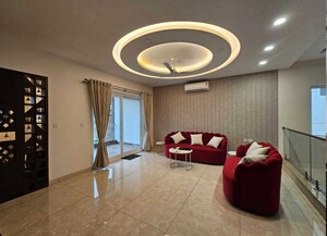 Living Room in 4 BHK Villa at Muppas Indraprastha, Tellapur – for Rent