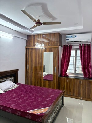 Bedroom in 2 BHK Apartment at Aadyas Nest, Madhapur – for Rent