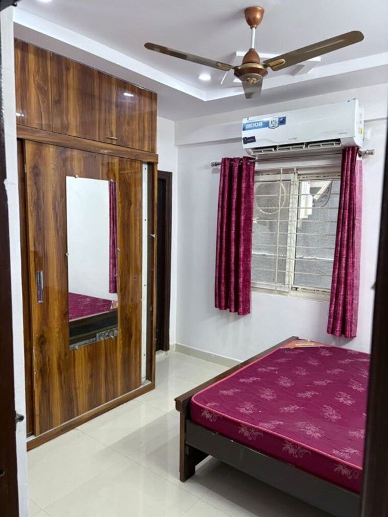 Bedroom, aadyas-nest 2 Bedroom 1260 Sq.Ft. Apartment In Madhapur Hyderabad 10443628