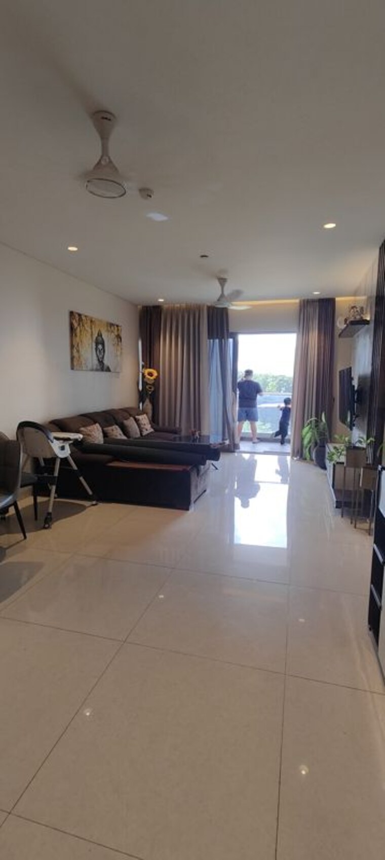 Living Room, kasturi-eon-homes 2.5 Bedroom 940 Sq.Ft. Apartment In Hinjewadi Pune 10443692