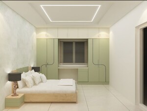 Bedroom in 3 BHK Apartment at SRR Sriram River View, Narsingi – for Rent