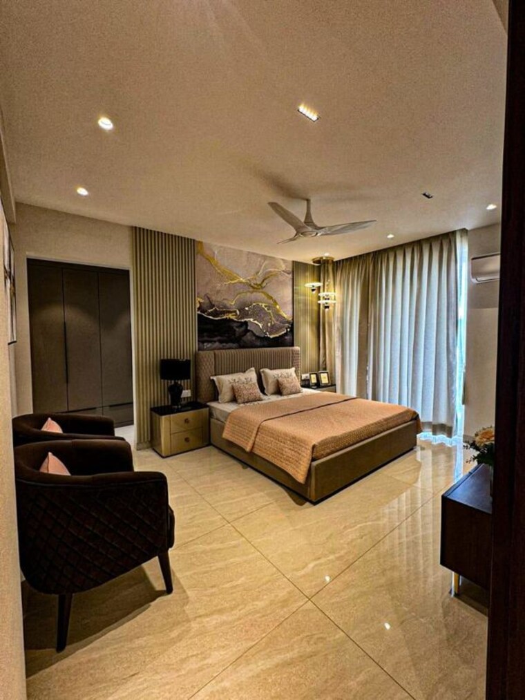 Bedroom, northview-homez 3 Bedroom 2050 Sq.Ft. Apartment In Ambala Highway Zirakpur 10441500