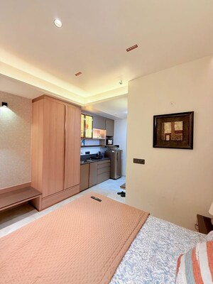 Bedroom in Studio Apartment at Gaur City Center, Sector 4 Greater Noida – for Rent