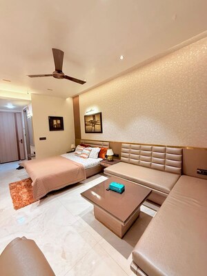 Living Room in Studio Apartment at Gaur City Center, Sector 4 Greater Noida – for Rent