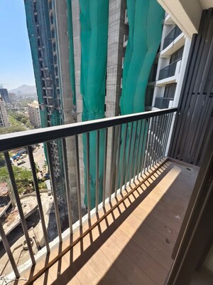Balcony in 2 BHK Apartment at Damji Shamji Mahavir Spring Tulip Phase 1, Pokhran Road No Two – for Sale