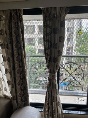 Balcony in 2 BHK Apartment at Lalani Valentine Apartment, Malad East – for Rent