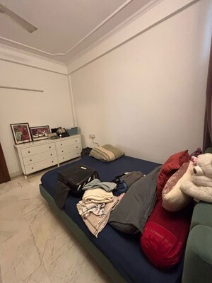 Bedroom in 3 BHK Builder Floor at Nehru Enclave – for Rent