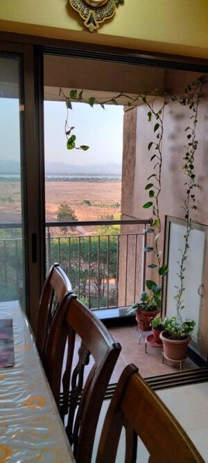 Balcony in 3 BHK Apartment at Lodha Splendora, Ghodbunder Road – for Rent