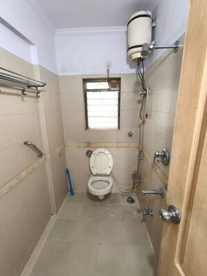 Bathroom in 2 BHK Apartment at Rutu Park Majiwada, Thane West – for Rent