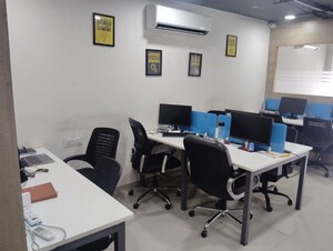 Team Area in  Office Space at Shivalik Shilp, Sanidhya – for Rent