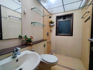 Bathroom in 3 BHK Apartment at Sunshine Heights, Dadar West – for Sale