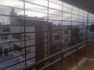 Balcony in 3 BHK Apartment at KVG Grandeur, Nri Layout – for Rent