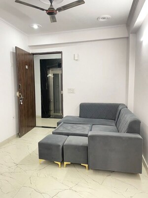 Living Room in 1 BHK Apartment at Freedom Fighters Enclave – for Rent
