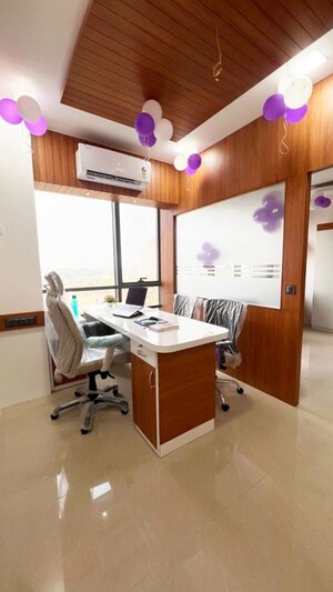 Team Area in  Office Space at Goyal Titanium Business Park, Makarba – for Rent