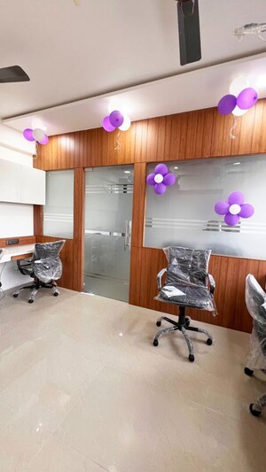 Team Area in  Office Space at Goyal Titanium Business Park, Makarba – for Rent