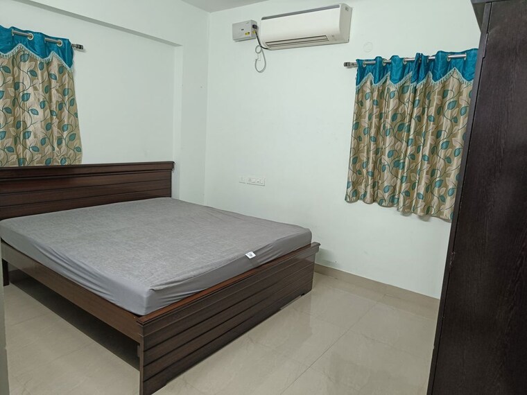 Bedroom, aadyas-nest 3 Bedroom 1800 Sq.Ft. Apartment In Madhapur Hyderabad 10444134