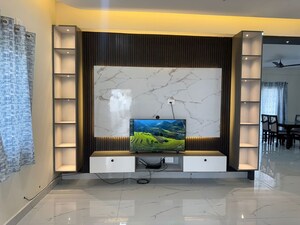 Living Room in 3 BHK Apartment at Aadyas Nest, Madhapur – for Rent