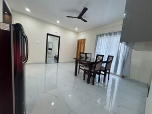 Living Room in 3 BHK Apartment at Aadyas Nest, Madhapur – for Rent