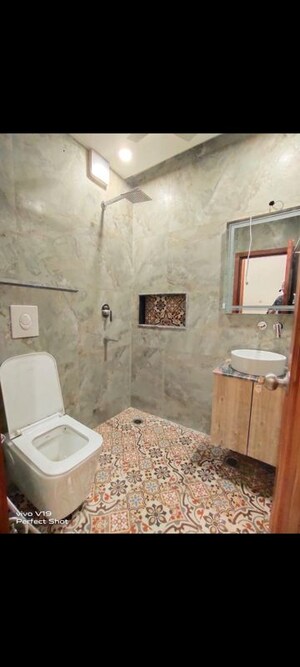 Bathroom in 3 BHK Builder Floor at East Of Kailash – for Rent