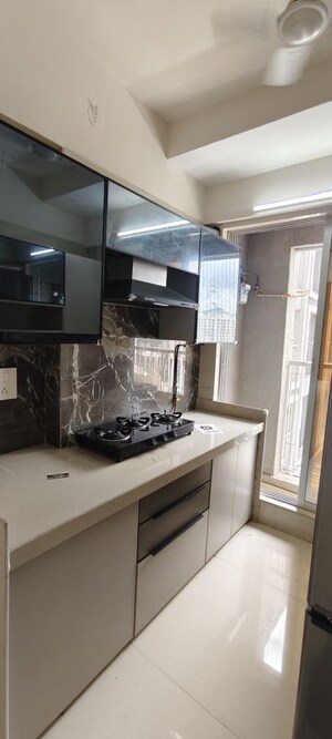 Kitchen in 1 BHK Apartment at Unique Ivana, Mira Road – for Rent