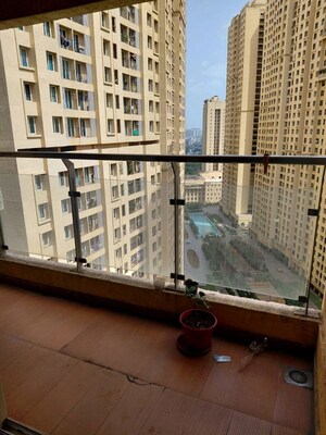 Balcony in 3 BHK Apartment at Rustomjee Urbania Azziano, Thane West – for Rent