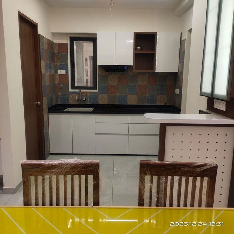 Kitchen, unity-sapphire 3 Bedroom 997 Sq.Ft. Apartment In Sevasi Vadodara 10444145