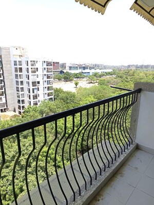 Balcony in 3 BHK Apartment at Dwarka – for Rent