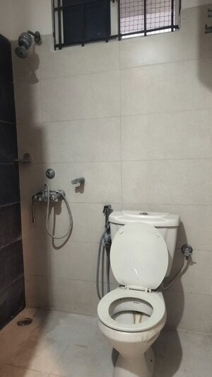 Bathroom in 3 BHK Apartment at Jubilee Hills – for Rent