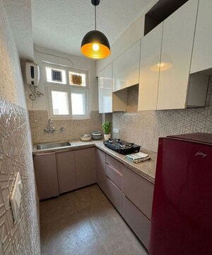 Kitchen in 2 BHK Builder Floor at South Extension ii – for Rent
