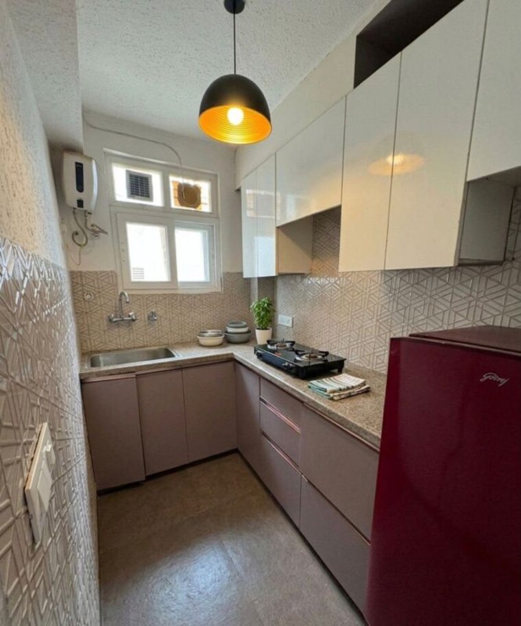 Kitchen, south extension ii 2 Bedroom 100 Sq.Yd. Builder Floor In South Extension ii Delhi 10444169