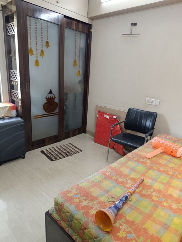 Bedroom, vijay-vilas-vega-building-1-to-6-chs-ltd 3 Bedroom 1200 Sq.Ft. Apartment In Kavesar Thane 10444320