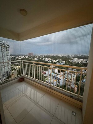 Balcony in 2 BHK Apartment at Puravankara Palm Beach, Hennur – for Rent