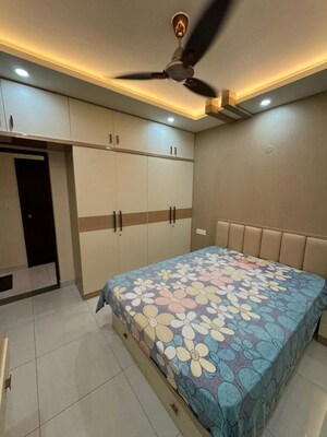 Bedroom in 2 BHK Apartment at Puravankara Palm Beach, Hennur – for Rent